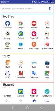 Opira Mini Browser -Fast Download Private & Secure screenshot 1