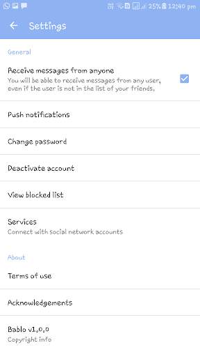 Bablo-Messenger screenshot 6