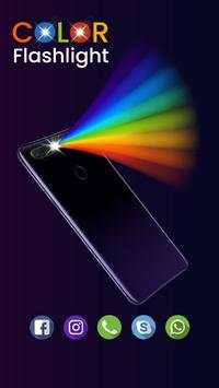 Color Flashlight on Call & SMS : Torch LED Flash screenshot 1