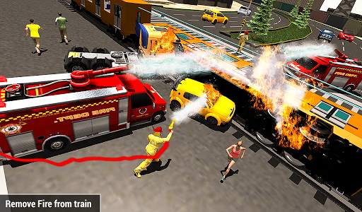 Train Fire Rescue Simulator 2019 screenshot 7