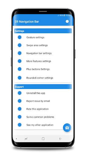 S9 Navigation bar (No Root) screenshot 1