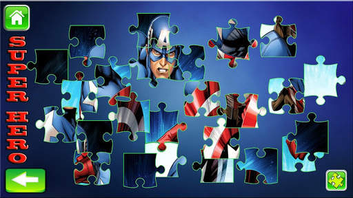 Cartoon hero Jigsaw Super puzzle games screenshot 3