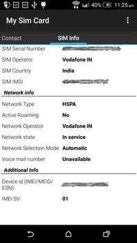 My SIM Card screenshot 1