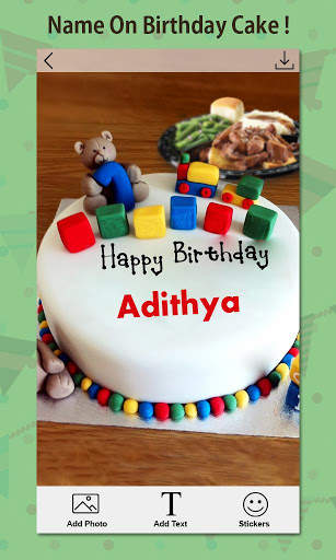 Birthday - Photo Frames,Greetings,cake with name screenshot 1