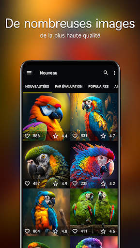 Perroquets Fonds d'écran 4K screenshot 2