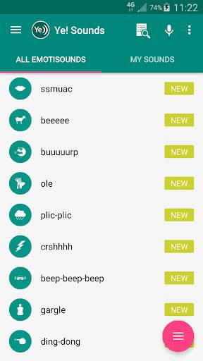 Ye Sounds - ringtones maker with music and songs screenshot 1
