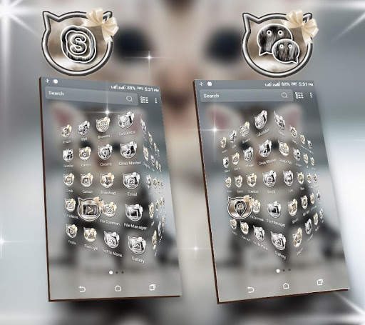 Cute Cat Launcher Theme screenshot 5