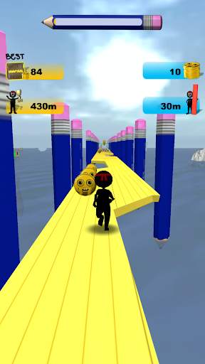 Stickman Run скриншот 2