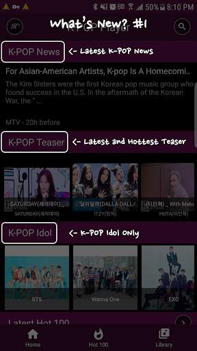 KPOP Player(Free K-pop music, chart, latest) screenshot 6