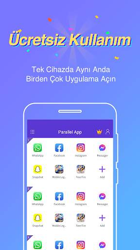 Paralel Uygulama - Çift Hesap screenshot 1