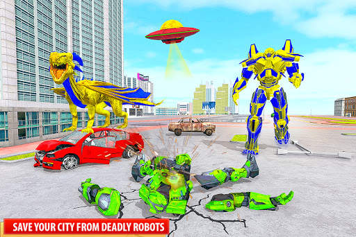 Flying Dragon Robot Transform: Bus Robot Transport screenshot 8
