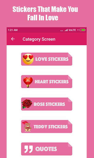 Love Stickers for Viber screenshot 2