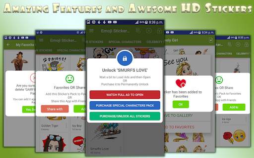 Emoticons Sticker & Emojis for Messenger screenshot 4