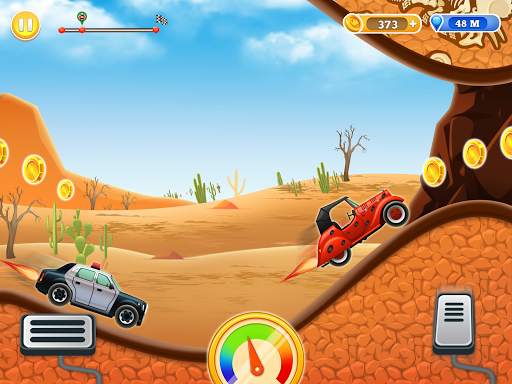 Hill Racing Car Game For Boys screenshot 2