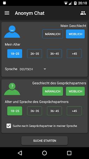 Anonym Chat screenshot 2