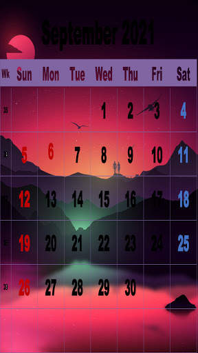 New Year Calendar Wallpaper 2021 screenshot 10