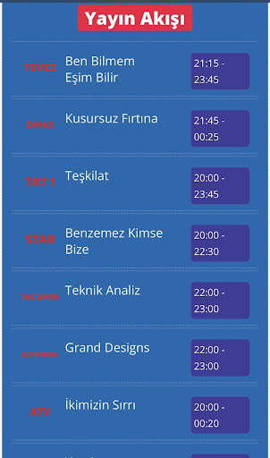Rehber TV - Canlı TV screenshot 2