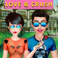 Indian Love Crush Student : College Girl Dress Up logo