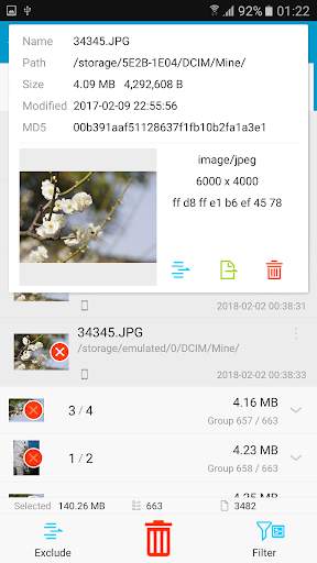 Search Duplicate File (SDF) 6 تصوير الشاشة