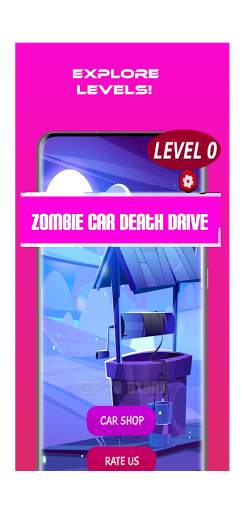 Zombie Car Death Drive screenshot 4