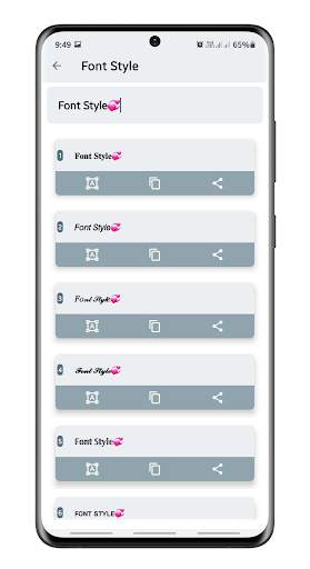 Font Style : cool text & emoji screenshot 3