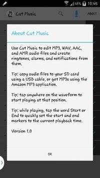 Cut Music screenshot 2