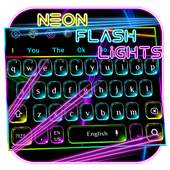Neon flash Light Keyboard Theme 10001002