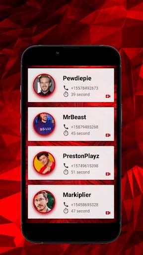 Youtubers Fake Video Call screenshot 2