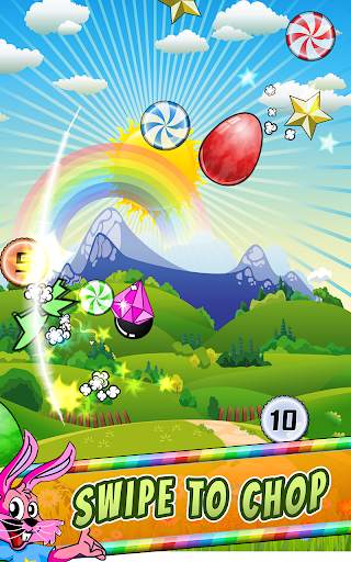Easter Egg Candy Slicer Game screenshot 2