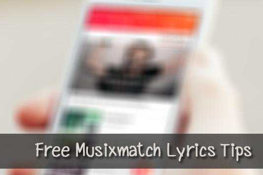 Free Musixmatch Lyrics Tips screenshot 1