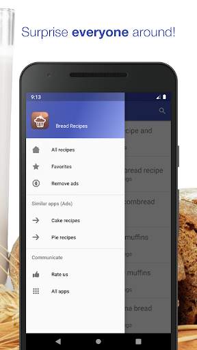 Bread recipes free offline app screenshot 4