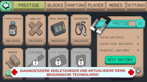 Hospital Craft: Medizinische & bauen Spiele screenshot 3