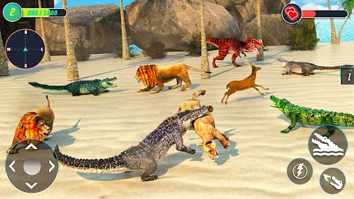 Angry Crocodile - Animal Games screenshot 3