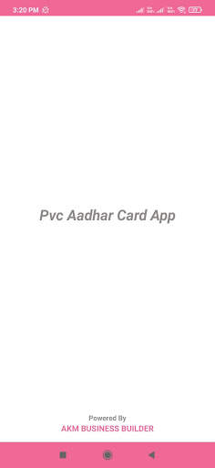 PVC Aadhar Card App screenshot 1