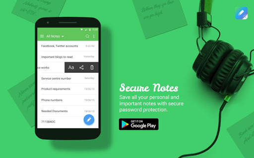 Secure Notes скриншот 12