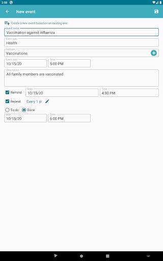 My Events screenshot 2