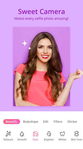 Sweet Camera - Beauty Selfie , Filters & Snap Face screenshot 1