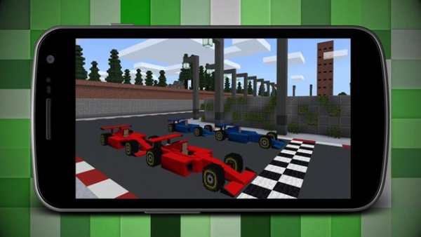 Car Racing Map for Minecraft MCPE screenshot 2