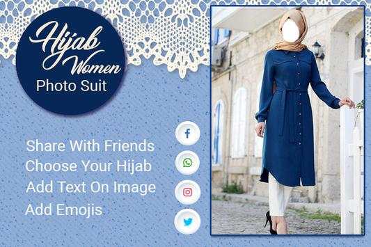 Hijab Women Photo Suit 4 تصوير الشاشة