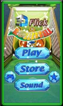 3D Flick Roller Bola screenshot 1