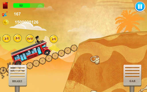 Uphill Race Mountain BTR Climbing Winter Game 2020 screenshot 13