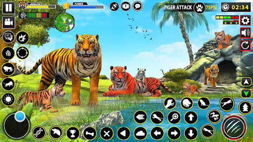 Tiger Simulator Lion games 3D screenshot 4