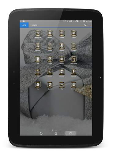 SilverGold 3D Icon CM&Launcher screenshot 17