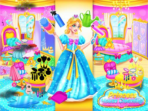 Princess Castle House Cleanup - Cleaning for Girls screenshot 3
