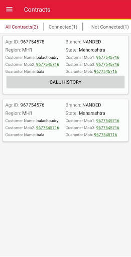 MRHFL Calling App screenshot 3