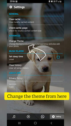 Photo Music player -With WhatsApp status saver screenshot 2