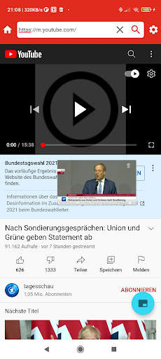 YouTube kleines Fenster screenshot 6