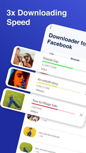 HD Free Video Downloader For Facebook Videos screenshot 1