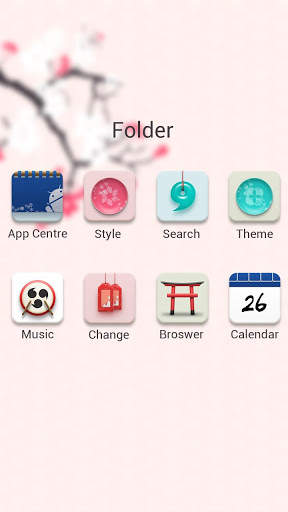 (FREE) Oriental Goods GO Launcher Theme screenshot 3