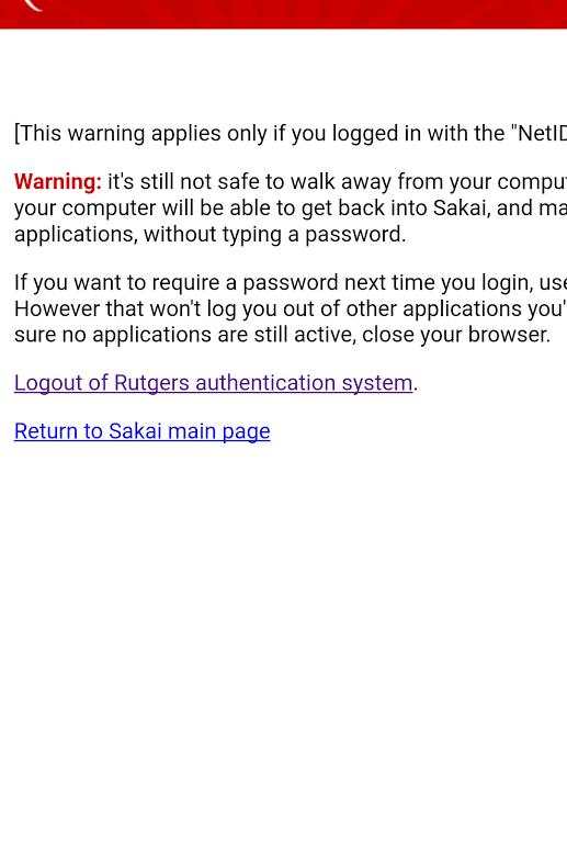 RU Sakai screenshot 2